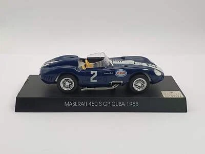 Maserati 450 S GP (1958) Edicola 1/43 Blu - Immagine 1 di 4
