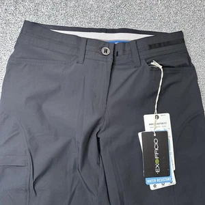 Exofficio Pants Womens S Ometti Water Resistant Black - Picture 1 of 18
