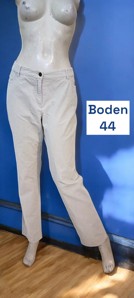 Boden Taille 44 Superbe pantalon gris très clair velours fin femme - Photo 1/3
