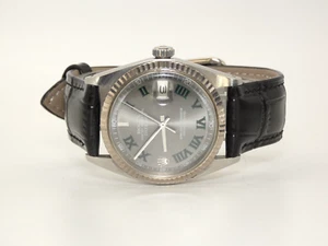 Rolex 1601 Datejust Men's Stainless Steel Watch with Wimbledon Dial!! - Picture 1 of 9