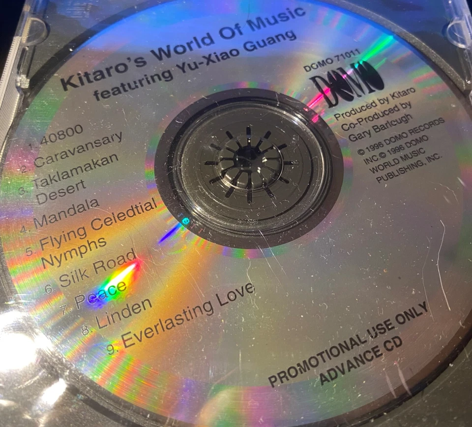 Kitaro's World Of Music rare new sealed US promo CD 1996 Domo New Age ambient  Foto 1 de 1