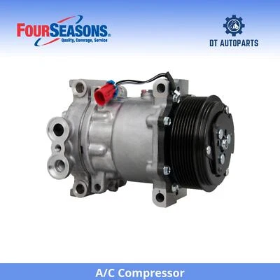 Para 2004-2011 Isuzu FVR A/C Compressor 4 Estações 2005 2006 2007 2008 2009 2010 - Imagem 1 de 4