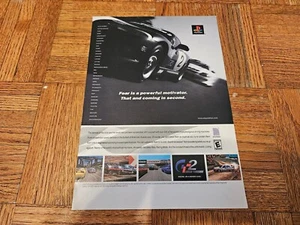 Gran Turismo 2 Playstation PS1 Glossy Ad Promo Poster Unframed G1654 - Picture 1 of 1