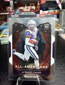 2021 Panini Prizm Draft Picks Ja'Marr Chase RC #185 All Americans - Picture 1 of 2
