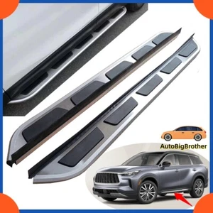 Fits Infiniti QX60 2022 2023 Running Boards Side Steps Nerf Bar Protector Pedal - Picture 1 of 14