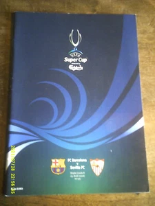 2006 FINALE PROGRAMM SUPER COUPE UEFA BARCELONA SEVILLA MESSI SAVIOLA - Bild 1 von 4