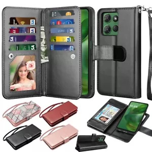 Custodia portafoglio + vetro temperato per Motorola Moto G Power G 5G 2025 - Foto 1 di 25