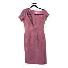 Kay Unger dress Caitlyn midi pink size 2
