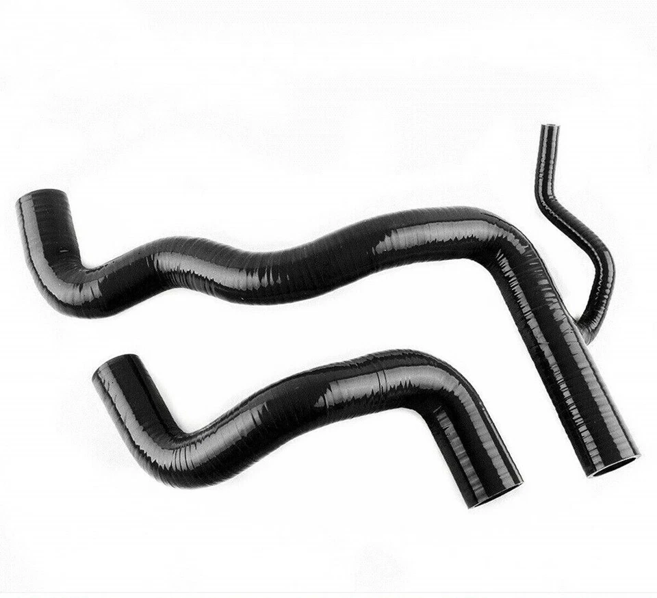 For TOYOTA RAV4 1AZ/2AZ 2.0L 2.4L 2005-2012 Silicone Radiator Coolant Hose Black - Image 1 of 4