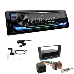 JVC Digital 1-DIN Autoradio DAB+ Bluetooth für Fiat Idea 2003-2011 schwarz - Bild 1 von 6