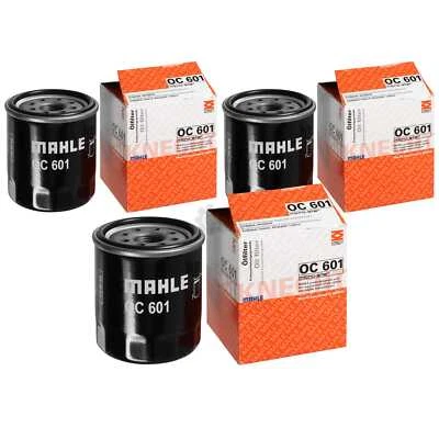 3x MAHLE Filtro de Aceite OC 601 Oil Citroën C1 Pm _ Pn _ para Peugeot 107 - Imagen 1 de 4