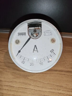 Ancien ampèremètre industriel Chauvin Arnoux  20 Ème siècle  A Saisir  - Photo 1/4