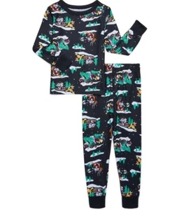 Disney Mickey Mouse and Friends Toddler Unisex Kid's Pajamas 2-Piece Set Size 2T - Picture 1 of 3