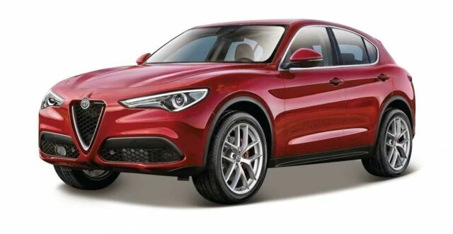 Bburago 15621086R Alfa Romeo Stelvio Modellino Auto - Rosso Metallico
