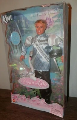 Barbie Ken Swan Lake como Príncipe Daniel Barbie muñeca en caja vintage 2003 mattel Foto 1 de 4