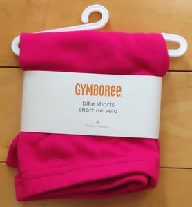 NWT Gymboree Bike Shorts 100% Cotton Girls' Size 4 Magenta - Picture 1 of 4