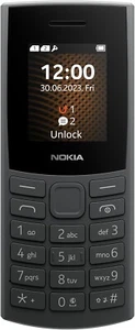 Nokia 105 4G TA-1378 128MB Dual SIM Big Button Unlocked Mobile Phone - Black - Picture 1 of 8