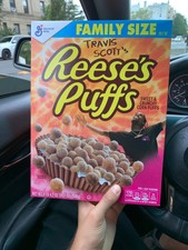 Limited Travis Scott X Reeses Puffs Cereal - Family Sized