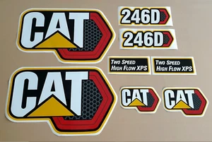 2014-2020 NEW STYLE 246D CUSTOM STICKER SKID STEER DECAL 246 D - Picture 1 of 2