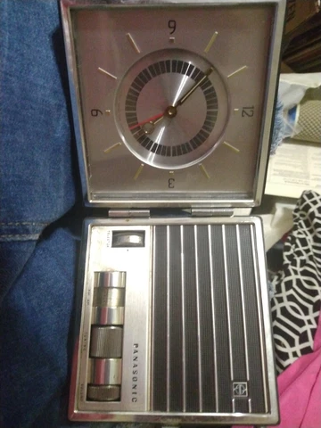 Rare Vintage Panasonic Trafford Vintage 1969 Model RC-7878 Clock Radio Cover