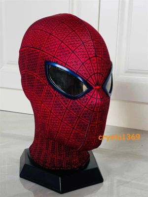 The Amazing Spider-Man Spiderman 1/1 Handmade Cosplay Mask Andrew Garfield Prop - Image 1 of 4