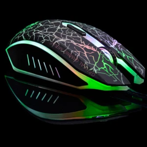 USB 6D Gaming Gamer Optical Mouse Scroll Wheel Mice For Desktop Laptop LX - Picture 1 of 7