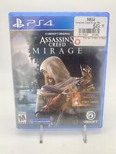 Used Assassin's Creed Mirage Playstation 4 PS4 Mint Disc