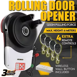 Automatic Roller Door Opener 1200N Motor Garage 22m² Rolling Remote Control OZ - Picture 1 of 11