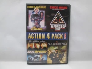 Action 4 Pack DVD The Octagon/ The Force of One/ ExitSpeed/ Garrison (2010) - Picture 1 of 3