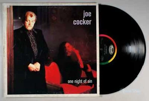 Joe Cocker - One Night of Sin (1989) Vinyl LP • IMPORT • When The Night Comes - Picture 1 of 2