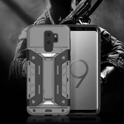 For Samsung Galax/iPhone Case, Heavy Duty Shock Proof With Kick Stand Case Cover - Image 1 of 4