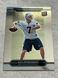 2010 Topps Platinum #35 Zac Robinson RC Rookie NFL New England Patriots - Picture 1 of 2
