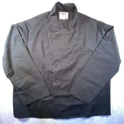 Chaqueta de Chef Culinary Classics 2XL Abrigo Uniforme Cocinero Mangas Largas Bolsillos NUEVO Foto 1 de 4
