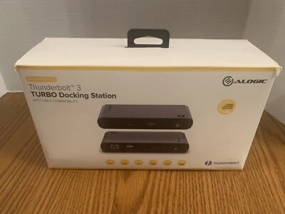 ALOGIC Thunderbolt 3.0 TURBO Docking Station with USB-C Compatibility - Dual Dis - Image 1 of 4