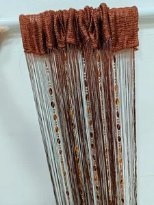 Beaded Curtains for Bedroom Macrame for Windows Living Room Boho Decor Wall H... - Bild 1 von 1