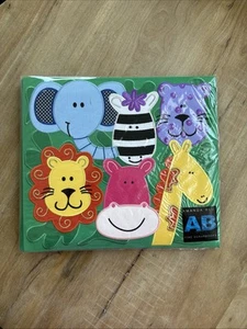 NEW Amanda Blu AB Fine Scrapbook 12x12 in Circus Zoo Animals Faces Album - Picture 1 of 7