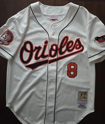 Mitchell And Ness Authentic 2001 Cal Ripkin Jr Baltimore Orioles Sz 48 Read Des - Image 1 of 4