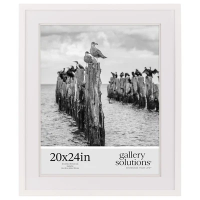 25" x 21" Wide Double Matted to 16" x 20" Frame White - Image 1 of 4