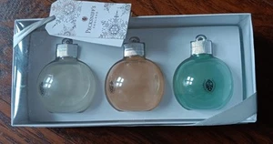 PECKSNIFF SHOWER GEL XMAS ORNAMENT SET SPICE CHESTNUT, WOODS JASMIN, FRANINCENSE - Picture 1 of 6