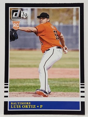 Panini Donruss Luis Ortiz #228 (RC) 2019 Baltimore Orioles Foto 1 de 2