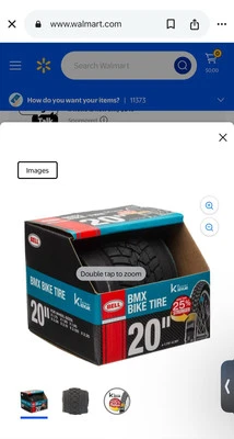 a Bell Sports 20 英寸 Freestyle BMX 自行车轮胎。 主要功能包括:  — 第 1/4 张图片