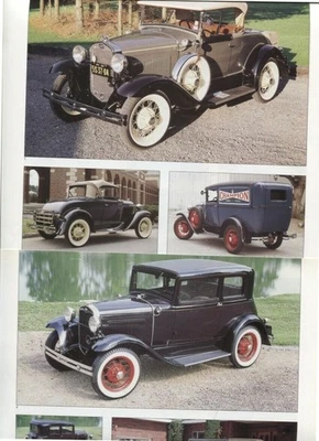 1928 1929 1930 1931 FORD MODELO A 16 PG COLOR Artículo Foto 1 de 4