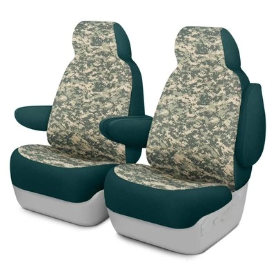For Toyota Highlander 01-03 Camo 1st Row Digital Green Custom Seat Covers - Imagem 1 de 4