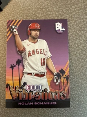2024 Topps Big League - Good Vibrations #GV-21 Nolan Schanuel (RC) - Image 1 of 2
