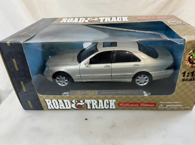 1/18 MAISTO ROAD & TRACK 1998 MERCEDES-BENZ S-КЛАССА СВЕТЛО-ЗОЛОТОЙ - Изображение 1 из 4