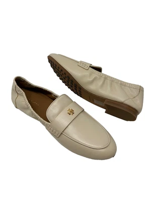 Mocasines de ballet Tory Burch en nuevo color crema talla 8 ropa de trabajo de otoño preppy usados en excelente estado Foto 1 de 4