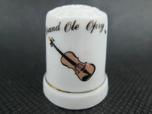 Porcelain Thimble - Grand Ole Opry - Nashville, Tennessee Souvenir - Picture 1 of 3