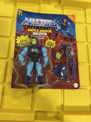 Mattel Nuevo Para 21 Maestros del Universo Armadura de Batalla Skeletor Figura H90 Foto 1 de 2