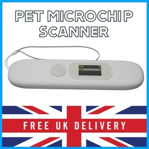 Pet Microchip Scanner / Reader Cats & Dogs (NOT made in china) + 10 FREE CHIPS - Picture 1 of 6
