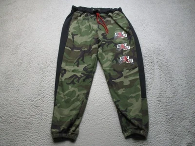 Jordan Pants Mens XL Camo Green Fleece Joggers Nike Air Black CU2962-222 - Image 1 of 4